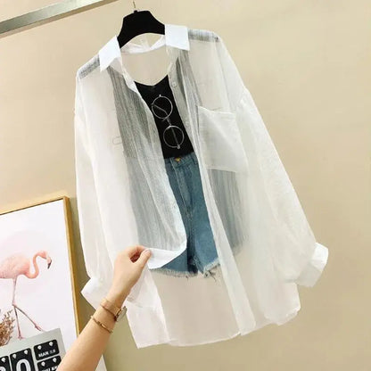 Chemise Légère Transparente