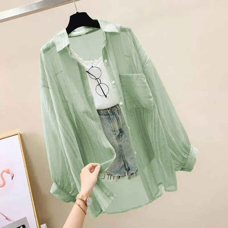 Chemise Légère Transparente