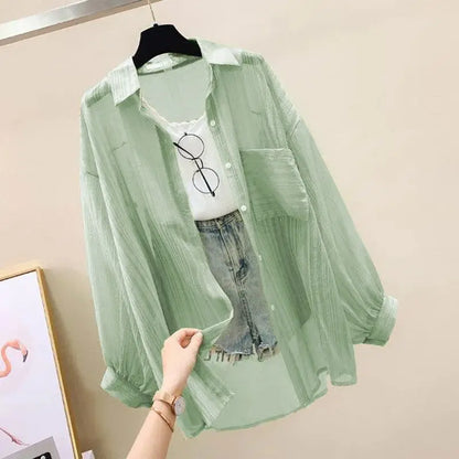 Chemise Légère Transparente