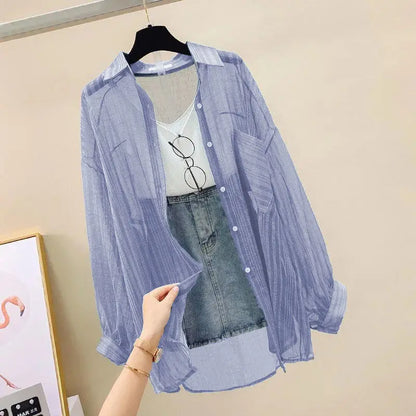 Chemise Légère Transparente
