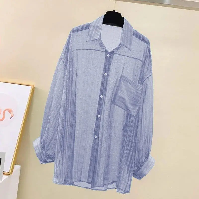 Chemise Légère Transparente