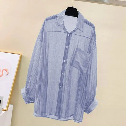 Chemise Légère Transparente