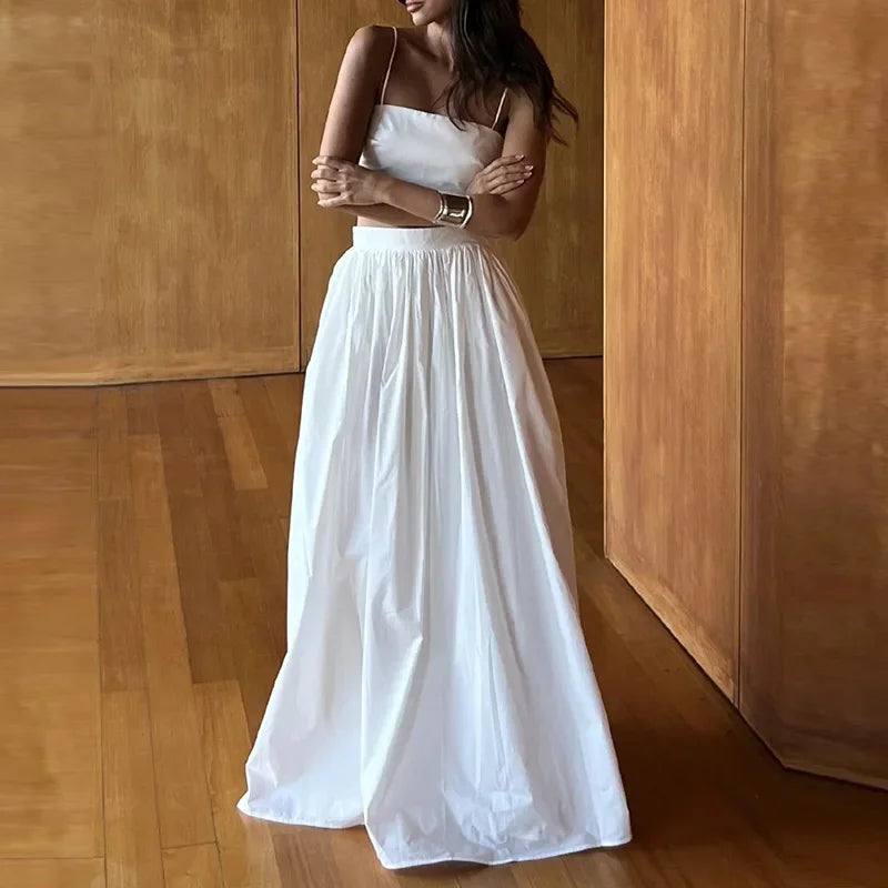 Ensemble Blanc Deux Pièces